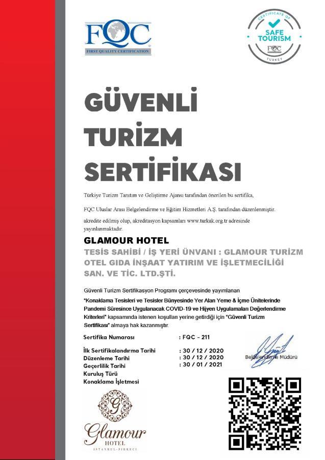 Glamour Hotel Istanbul Sirkeci Exterior photo